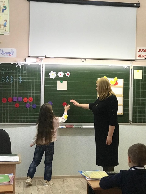 Занятие в &amp;quot;Школе будущего первоклассника&amp;quot;.